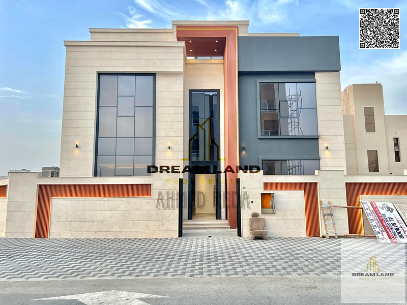 فيلا بسعر يشمل رسوم التسجيل ونقل الملكية في الشارع الرئيسي، جاهزة للسكن في أرقى مناطق عجمان، ملكية حرة63881146898307113