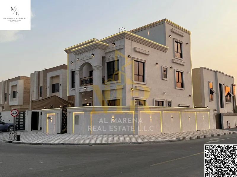For sale | Luxury Classic Villa – Corner of two streets in Ajman, freehold for all nationalities | No down payment | No annual maintenance fees, simpl63902866045953110