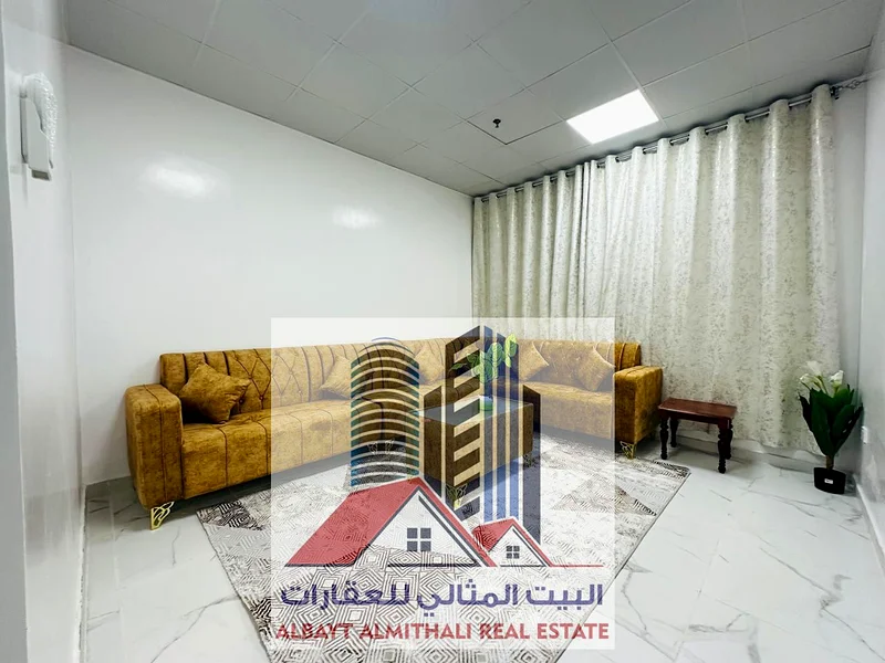 شقة غرفتي نوم مع غرفة معيشة 📍 الموقع: المويهات 2، عجمان63715770135041112