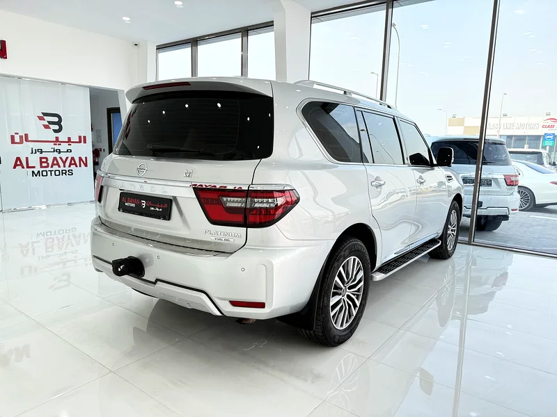 نيسان باترول بلاتينيوم Nissan platinum 400Hp ثمانية سلندر فضي / زعفراني خليجي 202163612799276419112