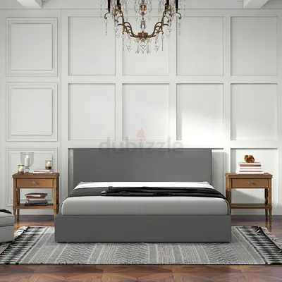 Elegant Gray Bed Frame with new style and comfort