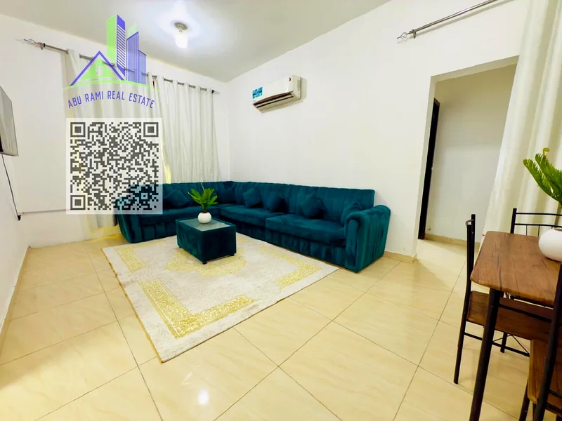 غرفتان وصالون، مفروشة، للإيجار الشهري، منطقة المويحة 2، شارع الشيخ عمار - قرب مستشفى السعودي الألماني ومخرج دبي63837270165121110