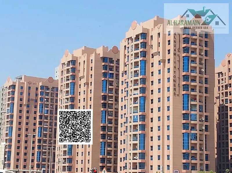 شقة من غرفة نوم واحدة للايجار حصريًا | برج النعيمية – وسط عجمان | مع شرفة | حجم كبير63723852690947110