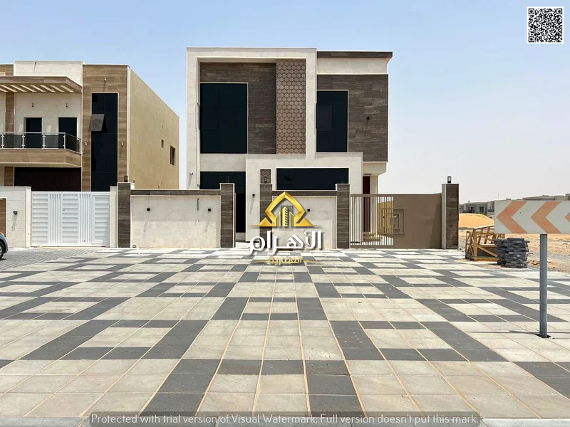 Spacious 5 bedroom villa for sale in Al Helio 1, Ajman - Prime location on the main road! Air conditioning included63914106322178111
