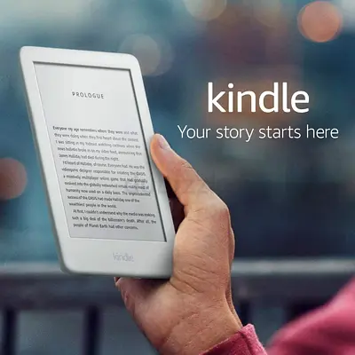 Amazon Kindle, now with a built-in front light - White 8GB