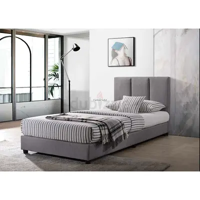 Stylish and Modern Single Bed with Chic Headboard