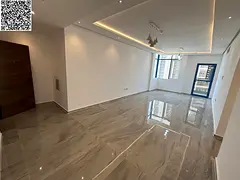 Finest 2BR hall in Ajman, first tenant, modern stylish finishes &amp; decor, balcony with stunning v