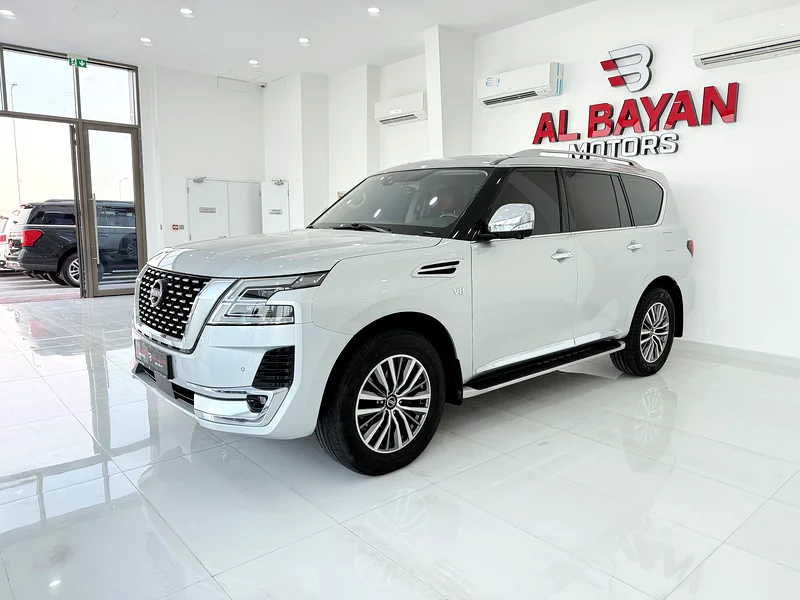 نيسان باترول بلاتينيوم Nissan platinum 400Hp ثمانية سلندر فضي / زعفراني خليجي 202163612799276419111