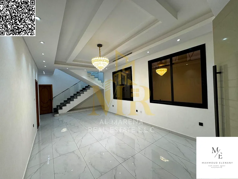 السعر شامل تسجيل وملكية – فيلا زاوية في الهيلو 2 على الطريق الرئيسي (شارعين) | 3200 قدم مربع | طابقين | 5 غرف نوم رئيسية + مجلس &63902114478979114