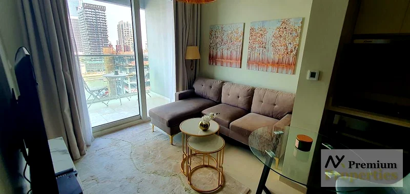 شقة مفروشة بالكامل بغرفة نوم واحدة للإيجار في برج ريفا63792778910466114