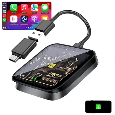 2024 Upgrade Wireless CarPlay Adapter for Wired CarPlay Car
