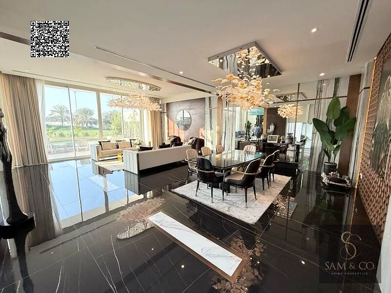 xperience upscale living in this fully furnished 6-bedroom villa located in the prestigious Al Zorah Golf Community, Ajman.63879843064706110