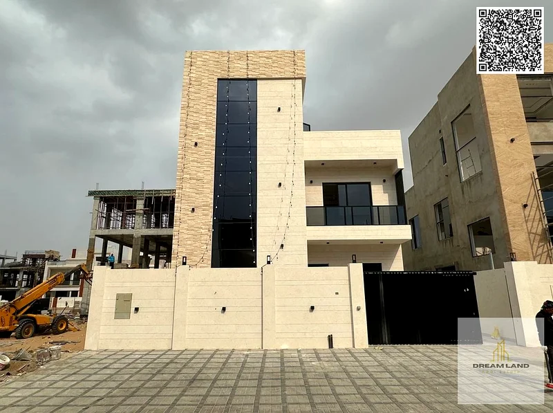 فيلا فاخرة بتصميم حديث في الهيليو، عجمان، 3 طوابق على شارع رئيسي مع مناطق واسعة بسعر ممتاز، متضمنة التسجيل63901904583554110
