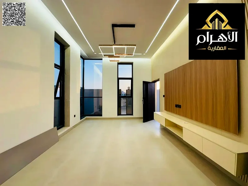 Villa - Two floors & Large courtyard - Close to Sheikh Mohammed bin Zayed Road - Freehold for all nationalities for life - With the possibility of eas63881146975618112