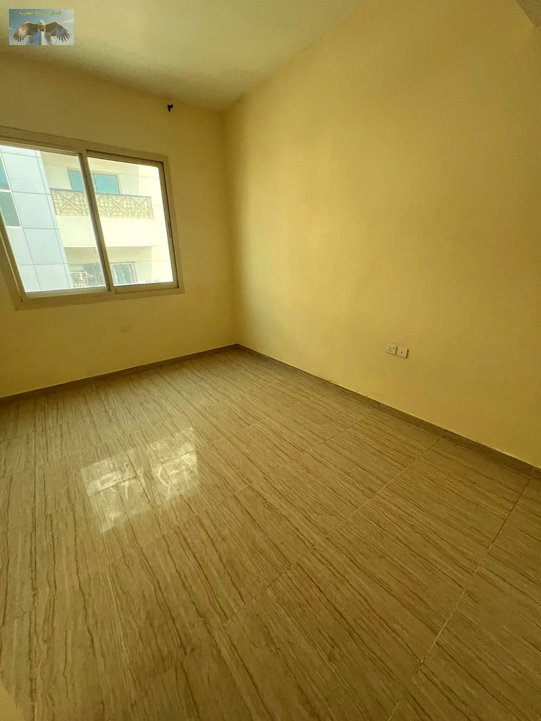 Two rooms and a hall for annual rent in Al Rashidiya 2 in Ajman, large balcony, spacious area, excellent finishing, vital area63721528537731113