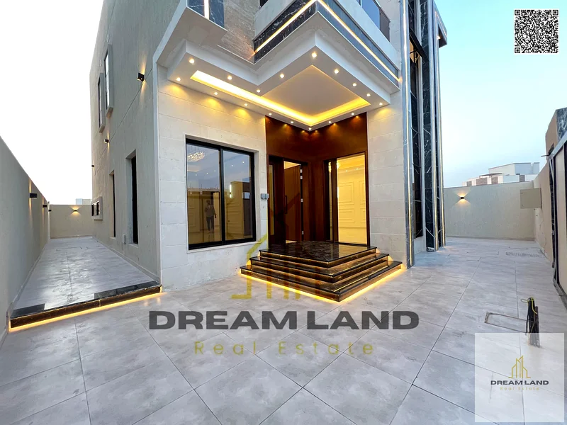 For sale - Luxury villa in Al Helio 2 - Ajman | Area 3014 sq ft | 5 master bedrooms | Majlis and hall | Close to services and on a main street | Price63914106244865113