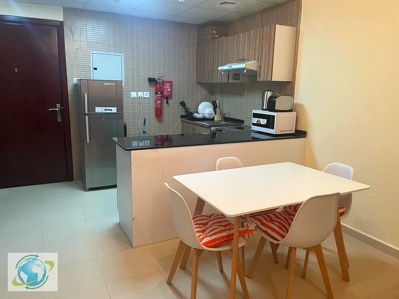 1BHK furnished high floor apartment for rent in CITY TOWER, AJMAN-Monthly || AC free building || Free Wi-Fi|| Balcony63724042160771112