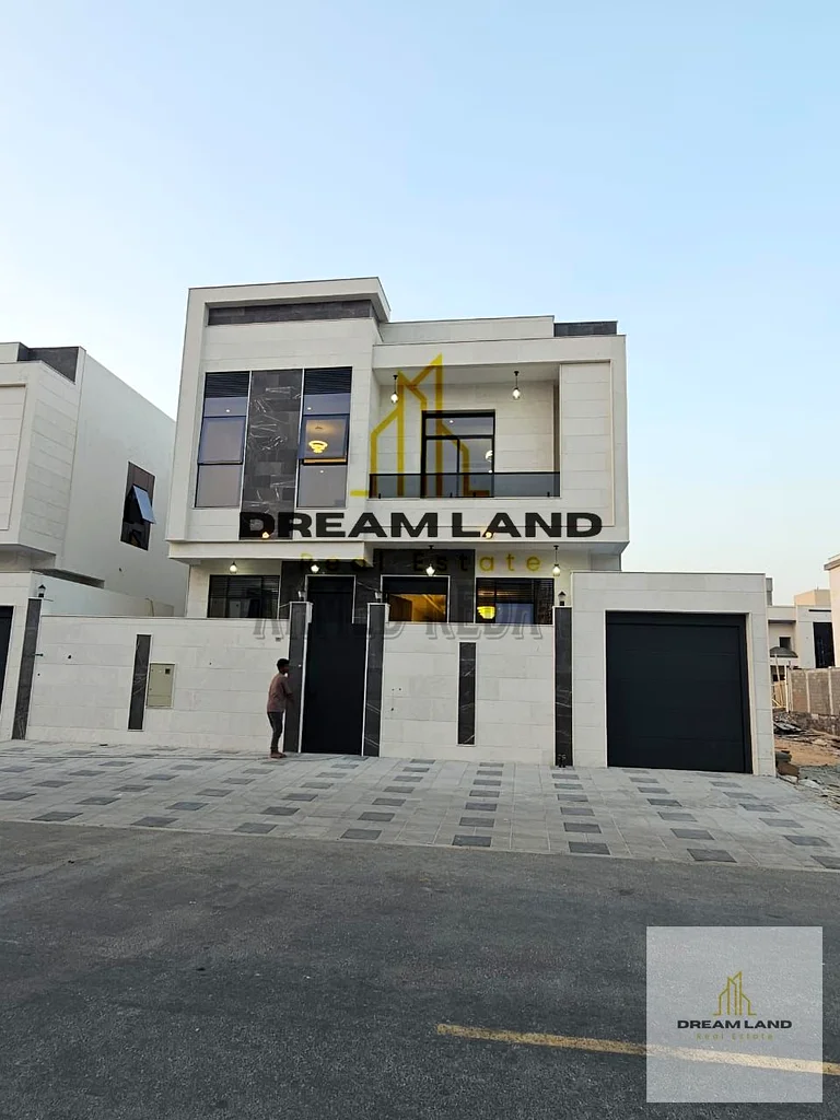 Luxury villa in Al Bahia - for sale - Ajman | 5 master bedrooms | Majlis and main hall | High-end finishes | Price includes air conditioning63881265978371111