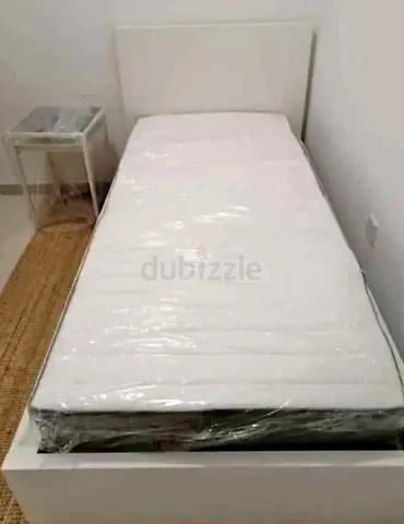 IKEA Malam single bed frame with  IKEA mattress 90×200cm is available in excellent condition, not a