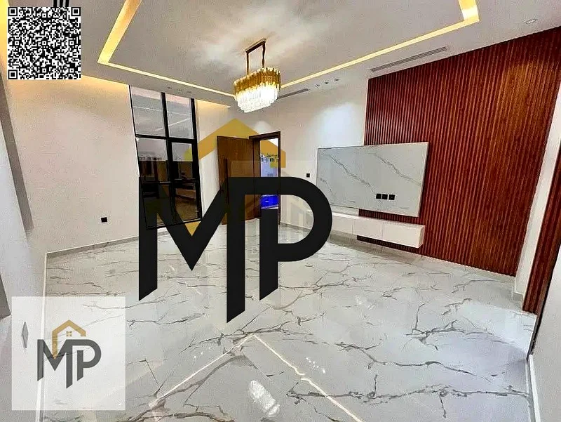 For sale - a luxury villa with a swimming pool in a prime location in Ajman, high-end finishing, modern design, including registration and swimming63902224352514111
