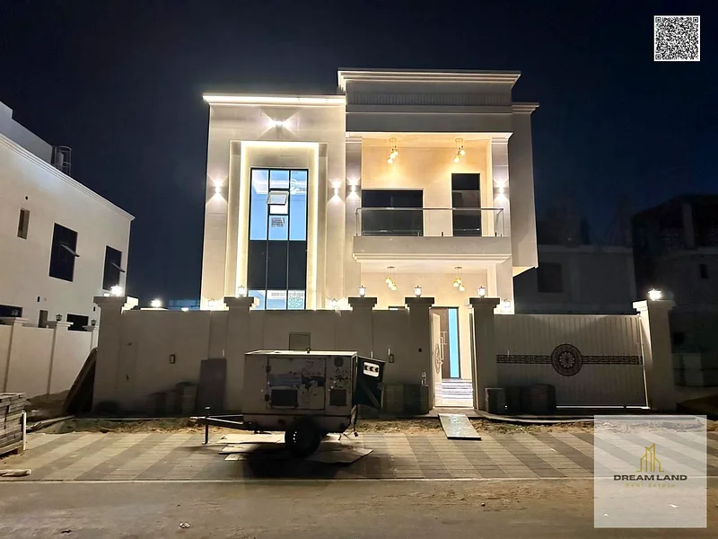 For sale: Modern villa, including air conditioning, electricity and water, directly next to the mosque, with very luxurious finishes in Ajman63902007876483110