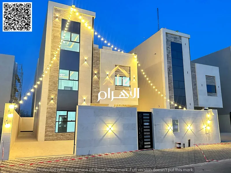 فيلا فاخرة للبيع في الحيلو، عجمان، بمساحة واسعة وتصميم من ثلاث طوابق مناسب للعائلات الكبيرة. تتميز بتشطيبات عالية الجودة63914106348162112