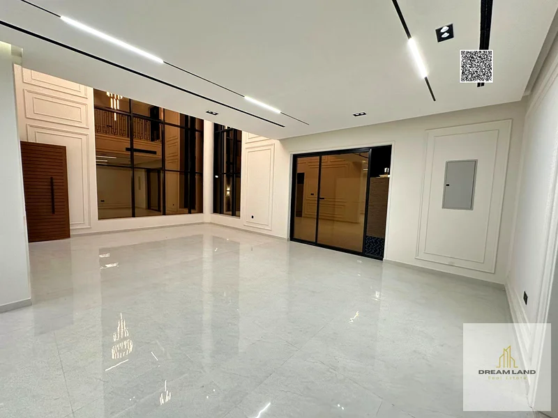 For sale, a corner villa, including registration and ownership fees, opposite Azha Mall, two floors, stone facade, with the possibility of easy bank f63902114530947114