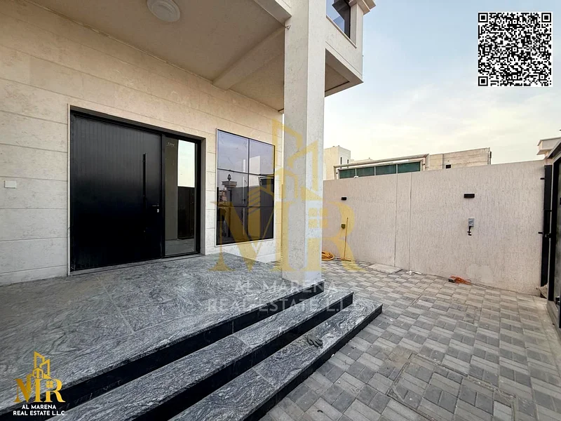 Luxury villa in Al Yasmeen, Ajman, two floors and a roof | Area: 3100 sq ft | 5 master bedrooms | Price: 1,650,000 dirhams, including electricity, wat63882551692418114