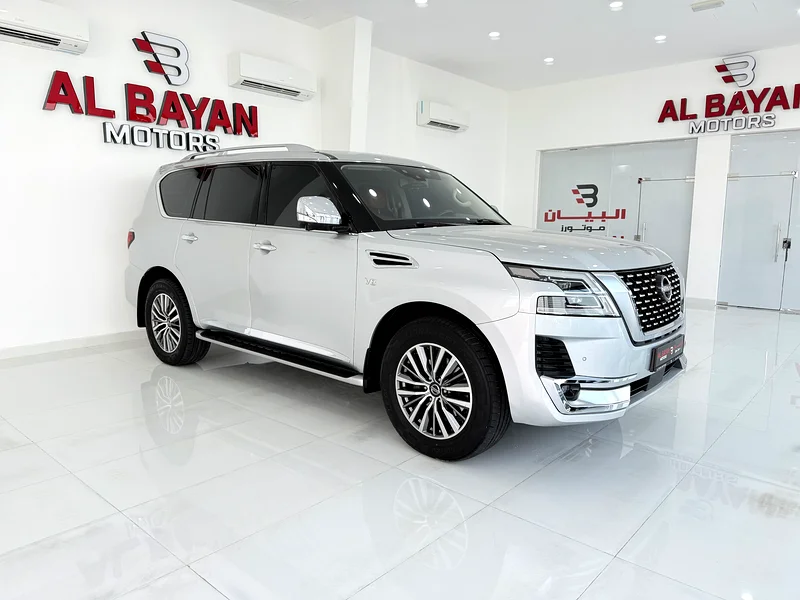 نيسان باترول بلاتينيوم Nissan platinum 400Hp ثمانية سلندر فضي / زعفراني خليجي 202163612799276419118