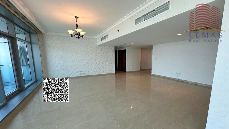 شقة مكونة من غرفتين نوم للإيجار، بإطلالة كاملة على المدينة، ومطبخ مغلق63810910473602111