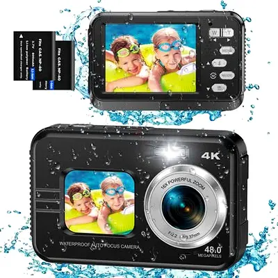Cameras 4K Waterproof Digital Camera 48 MP