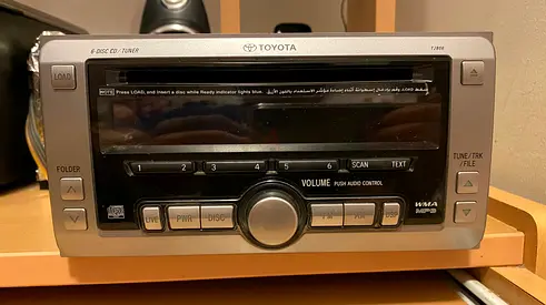 Toyota 6CD Player/ Radio Tuner, Original from Fortuner