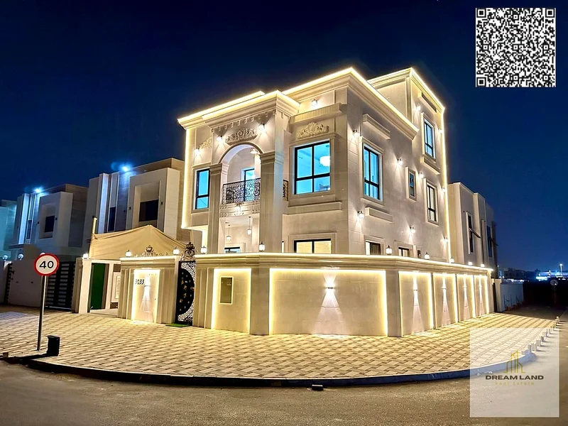 Corner Villa in Al Helio 2 | 3400 sq ft | 7 master bedrooms + majlis and 2 halls + roof Price: 1,950,000 AED (including registration and ownership fee63904146215810110