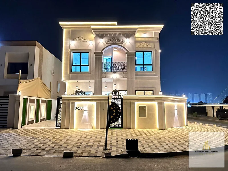 Corner Villa in Al Helio 2 | 3400 sq ft | 7 master bedrooms + majlis and 2 halls + roof Price: 1,950,000 AED (including registration and ownership fee63904146215810111