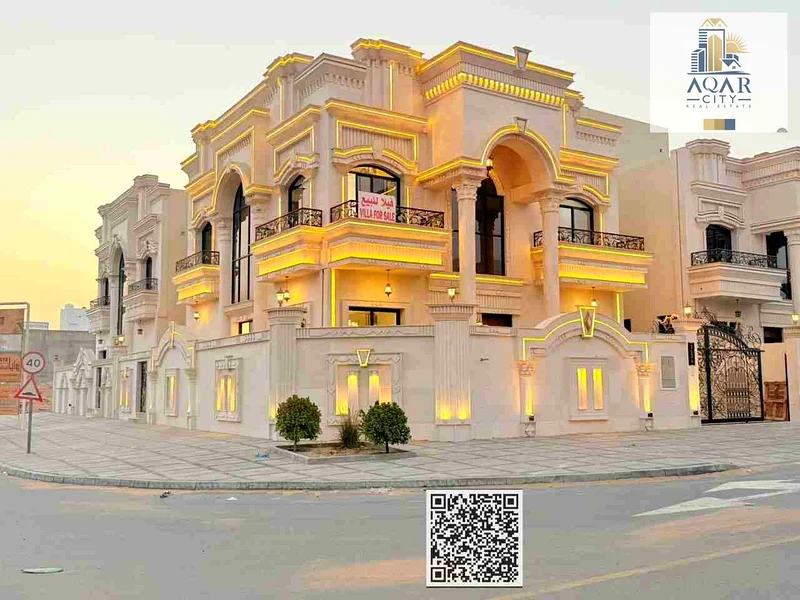 فيلا زاوية للبيع مباشرة مقابل الحديقة، متضمنة رسوم التسجيل، قريبة من جميع الخدمات63904357340417110