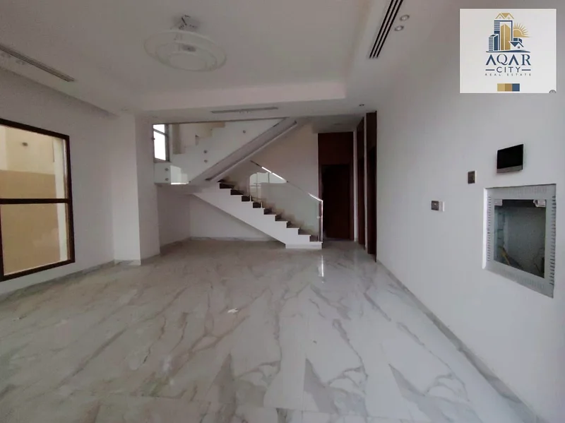 For sale - Luxury villa in Al Bahia, Ajman, two floors, roof | External courtyard | Including registration and ownership fees63884121509122112