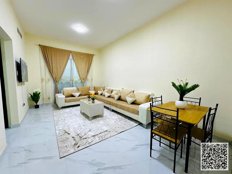 One-bedroom apartment for monthly rent in Ajman, Al Rashidiya 3 area - near Grand Mall, elegant and tidy furniture ✅ Bills and internet included63838333306499110