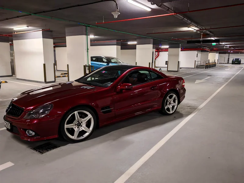 GCC Sl350 باللون الكرزي الأصلي الجميل63613462962947113