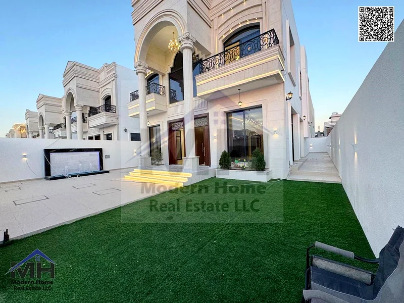 امتلك فيلا كلاسيكية فاخرة مع مسبح بسعر شامل، إحدى أكثر الفيلل رقيًا في عجمان للبيع بالتملك الحر وتكيف مركزي واحصل على تأشيرة ذهبية63904043961347112