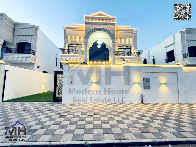 امتلك فيلا كلاسيكية فاخرة مع مسبح بسعر شامل، واحدة من أرقى الفيلل في عجمان للبيع بنظام الملكية الكاملة والحصول على تأشيرة ذهبية مع التكييف المركزي63904043894147111