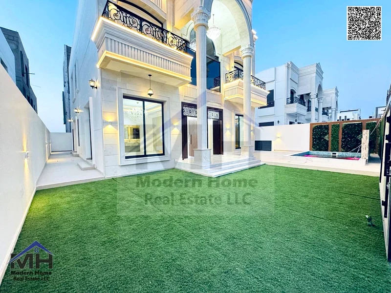 امتلك فيلا كلاسيكية فاخرة مع مسبح بسعر شامل، واحدة من أرقى الفيلل في عجمان للبيع بنظام الملكية الكاملة والحصول على تأشيرة ذهبية مع التكييف المركزي63904043894147113