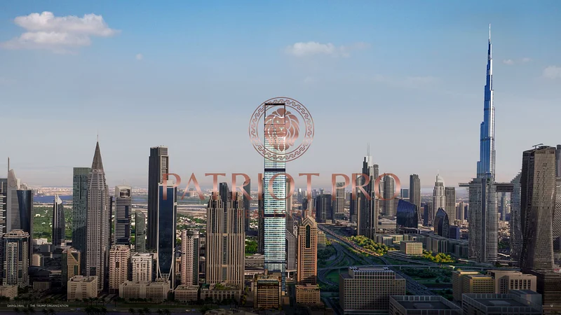 || Exclusive 1-BR Apartment || Trump Tower Dubai || No Commission || High ROI || Sea & Skyline Views ||63934851014147111