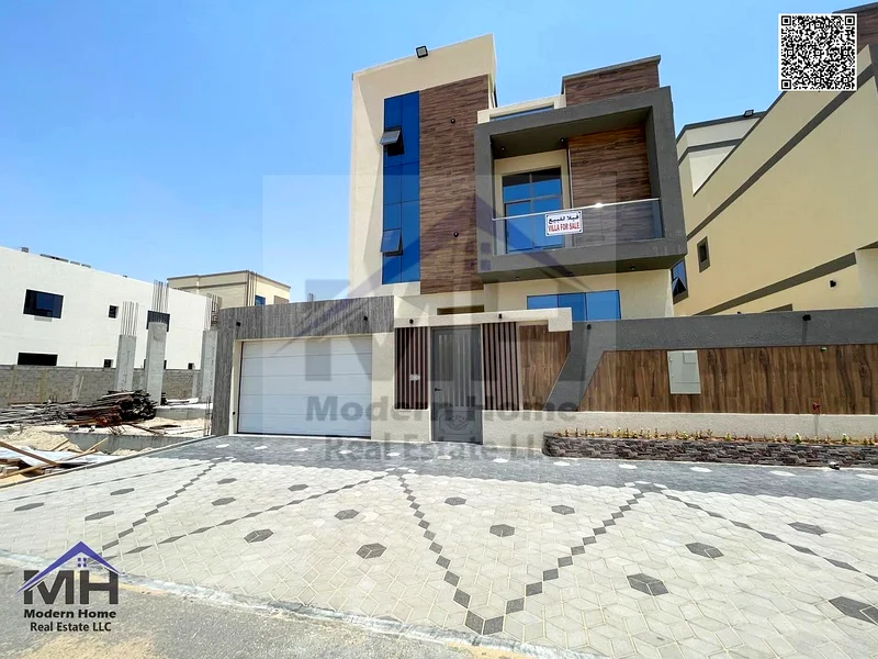Without annual fees, own a luxurious villa with 3 floors, 7 rooms, and 3 halls in Ajman , close to the Chinese market Mohammed bin Zayed Street63882331819906110