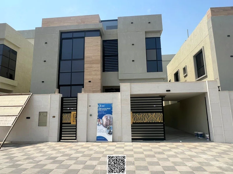 فيلا للبيع، بما في ذلك رسوم التسجيل، في عجمان الباهية، 5 غرف نوم رئيسية، وصالة، وقاعة، وغرفة خادمة. ملكية تامة لجميع الجنسيات63881804750721110