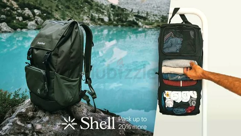 Tropicfeel Shell Travel Backpack (w/ accessories) 22-40L ️ dubizzle