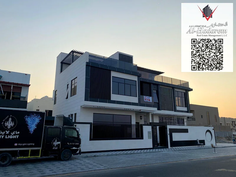 فيلا للبيع بمساحات واسعة في منطقة آل عليا في عجمان63872298138883111