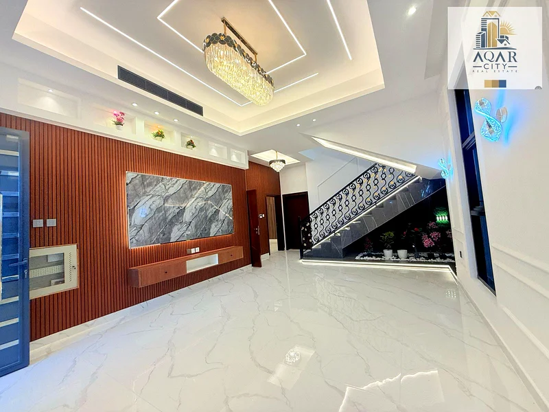 *Modern Integrated Luxury Villa in Al Helio 2, Ajman | 5BR, Stunning Pool & Expansive Parking | AED 1.9M*63903397285377112