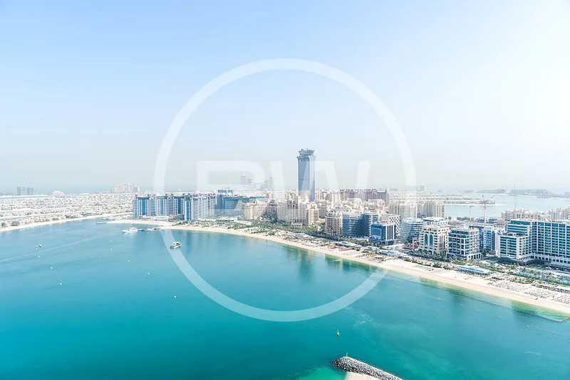Palm Jumeirah View | High Floor | Vacant Now63733695944449110