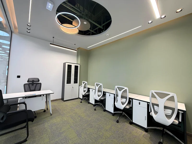 ELEGANT FURNISHED, EQUIPPED AND FITTED OFFICES WITH BURJ KHALIFA! AND SEA VIEW ! WITH ONE MONTH FREE OFFER63618207509378111