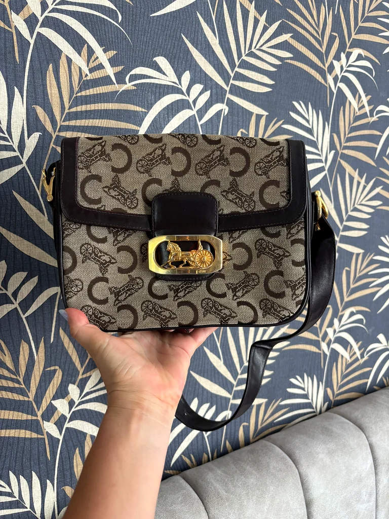 Authentic vintage Céline Leather Bag for Sale! dubizzle